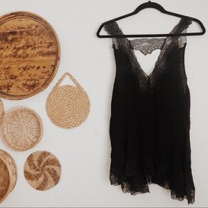 🚚 MOVING SALE! 🚚 Black lace free people blouse